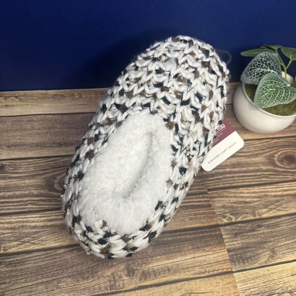 NWT Northeast Outfitters Women's Cozy Cabin Slippers Size S/M (Spacedye Brown) - Picture 5 of 9